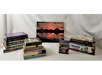 Selection Of Hard & Soft Cover Books: Outdoors, Hunting, Fishing, Earth, Survival & More