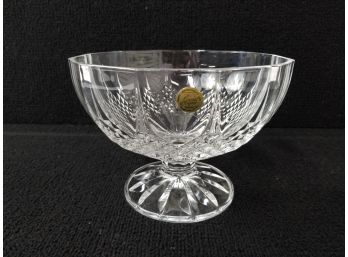 Crystal D' Arques Pedestal Compote Bowl - Made In France