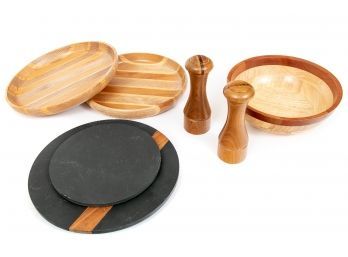 Segmented Wood Serveware