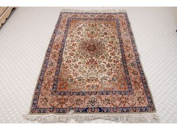 Small Persian Floral Area Rug