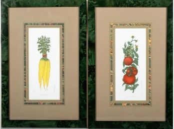 Pair Of Vegetable Prints Barbie Tidwell & Martha Hinson