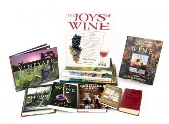 Collection Of Wine Books