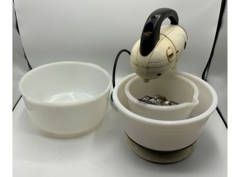 Antique Gilbert Mixer W/bowls