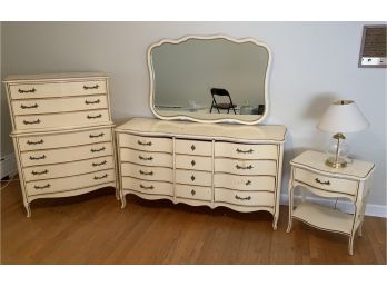 Dixie 4 Pc French Provincial Bedroom Set