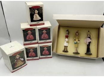 NEW Barbie Ornaments ~ All In Boxes ~