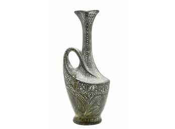 Ornate Clay Vase