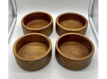 Beautiful Hand Carver Teak Salad Bowls From Thailand