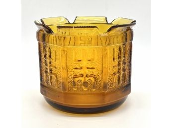 Glass Amber Jar