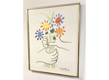 Picasso Bouquet Of Peace Print