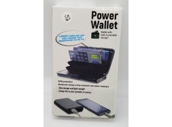 Brand New Power Wallet With Built In Charger