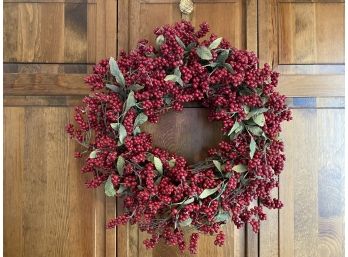 Stunning Cranberry Wreath