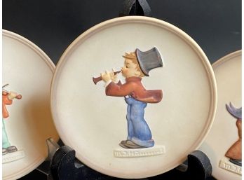 A Trio Of Tiny, Collectible Limited Edition Hummel Plates