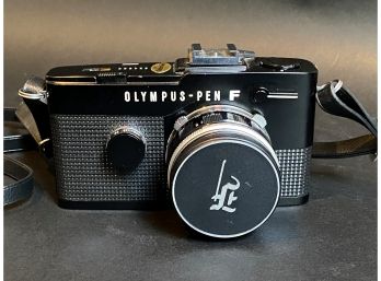 AMAZING Vintage 1960s Olympus Pen-F Half-Frame SLR Camera Outfit
