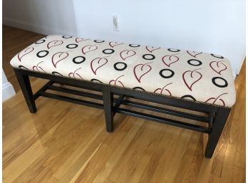 Bench Custom Upholstered Cushion With Brass Nailheads 55x20x19'