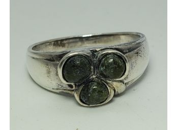 Vintage Size 10 Sterling Silver Irish Connemara Ring ~ Made In Ireland
