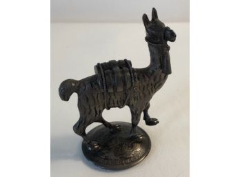 Llama On Medallion Base