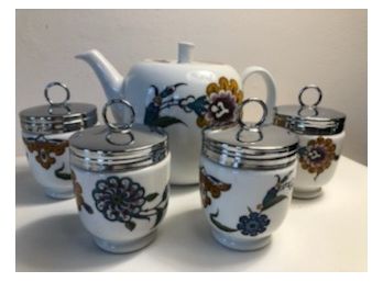 Royal Worcester Teapot And Egg Coddlers