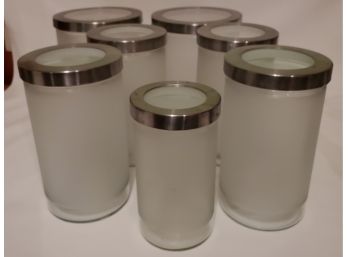 Frosted Glass Containers