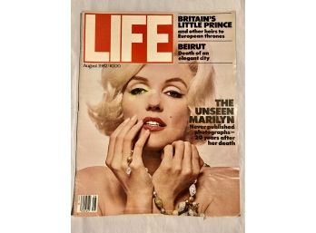 1982 Life Magazine With Marilyn Monroe On Cover