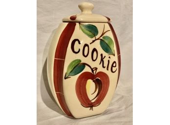 Puritan Slip Ware Cookie Jar