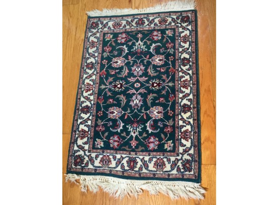 Lovely Oriental Style Rug - All Hand Made - Greens - Grays - Ivory - Burgundy - Very Nice Rug - 24' X 37'