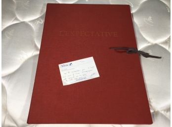 RARE Folio With 4 Signed Lithos L'EXPECTATIVE - BROTO - DELPRAT - DICROLA - MAC KENDREE - Limited To 50 Sets