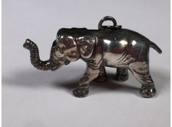 Fantastic Vintage 925 / Sterling Silver Elephant Pendant - Nicely Detailed - Well Made - Vintage Piece !