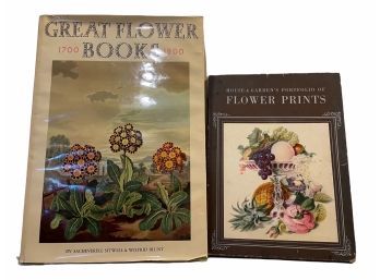 Vintage Botanical Book And Print Set.