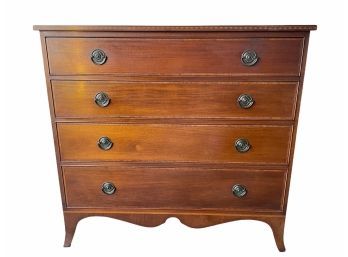 Nathan Margolis Vintage Antique Reproduction Federal Style High End  Chest Of Drawers.