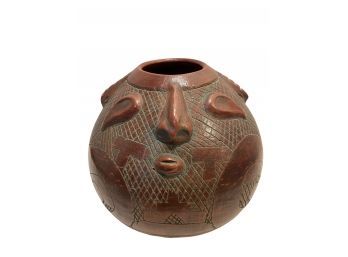 Amazonian Pottery Art Vase.