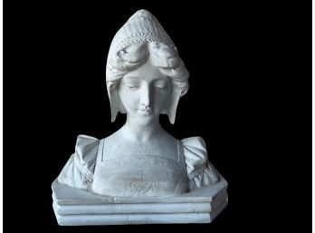 Vintage Sculpture Of A Victorian Lady