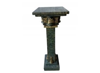 Vintage Marble Pedestal Stand.