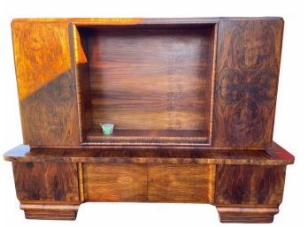 Vintage Antique Art Deco Biedermeier ? European ? Sideboard / China Cabinet