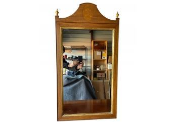 Vintage Antique Reproduction Federal Style Mirror By Margolis.