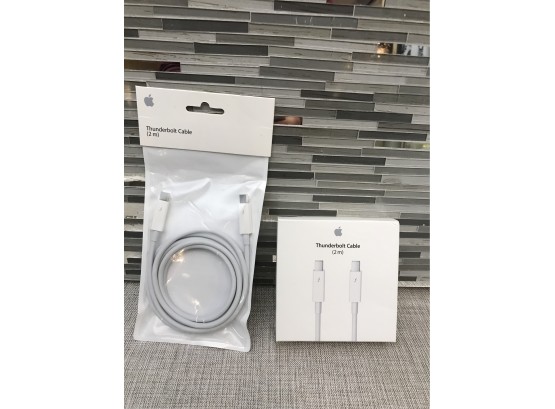 Pair Of Authentic APPLE THUNDERBOLT Cables