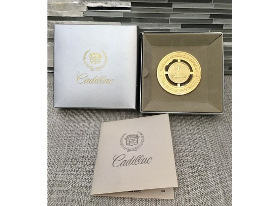 CADILLAC Heritage Of Ownership Medallion