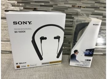 SONY 3D Glasses And Wireless Headset