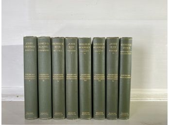 1900 - American Statesmen Series - 8 Vols (Second Series)- John T Morse Jr - Published By Houghton Mifflin Co