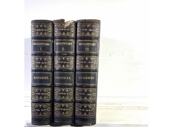 1847 - Shakespeare - 3 Vols - Histories - Comedies - Tragedies - Harper & Brothers New York