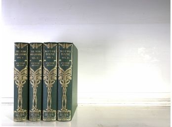 1888 - Victor Hugo - 'Notre Dame' Vols. I & II & 'the Man Who Laughs' Vols. I & II - Little Brown & Co.
