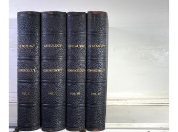 1911 - 4 Volume - Genealogical And Family History Of The State Of Connecticut - Illustrated