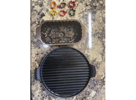 Cast Iron Stove Top Grill Plus Extras