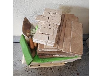 Lot Of Assorted Tile And Trowels