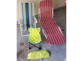 Three Folding  Lawn / Beach / Picnic Chairs