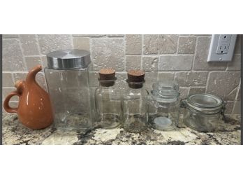 Lot Of Six Kitchen Containers