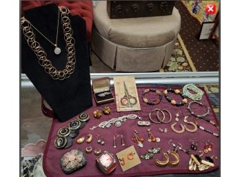 Collection Of Lovely Costume Jewelry - Some Vintage