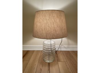 Lovely Glass Jug Vintage Style Table Lamp