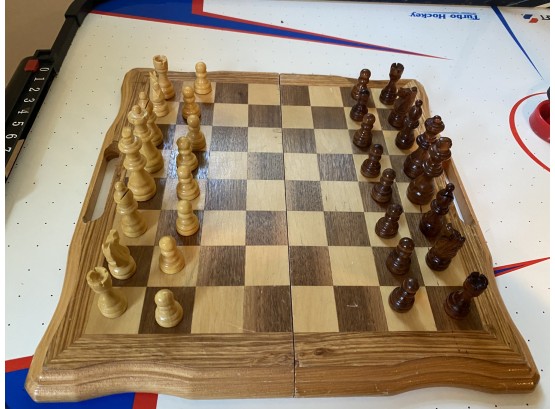 Wood Travel Chess Set - 16' Square