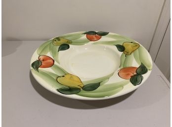 Ceramic Fruit Bowl Made In Italy - 18' Diameter