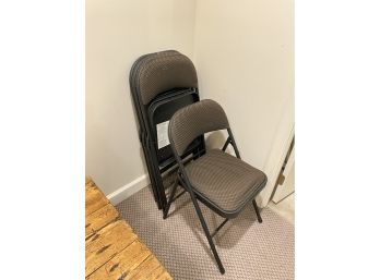 COSCO FOUR Metal & Upholstered Folding Chairs